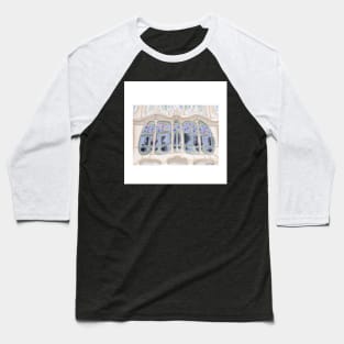 casa balto ecopop gaudi art architectural sketch spanish art Baseball T-Shirt